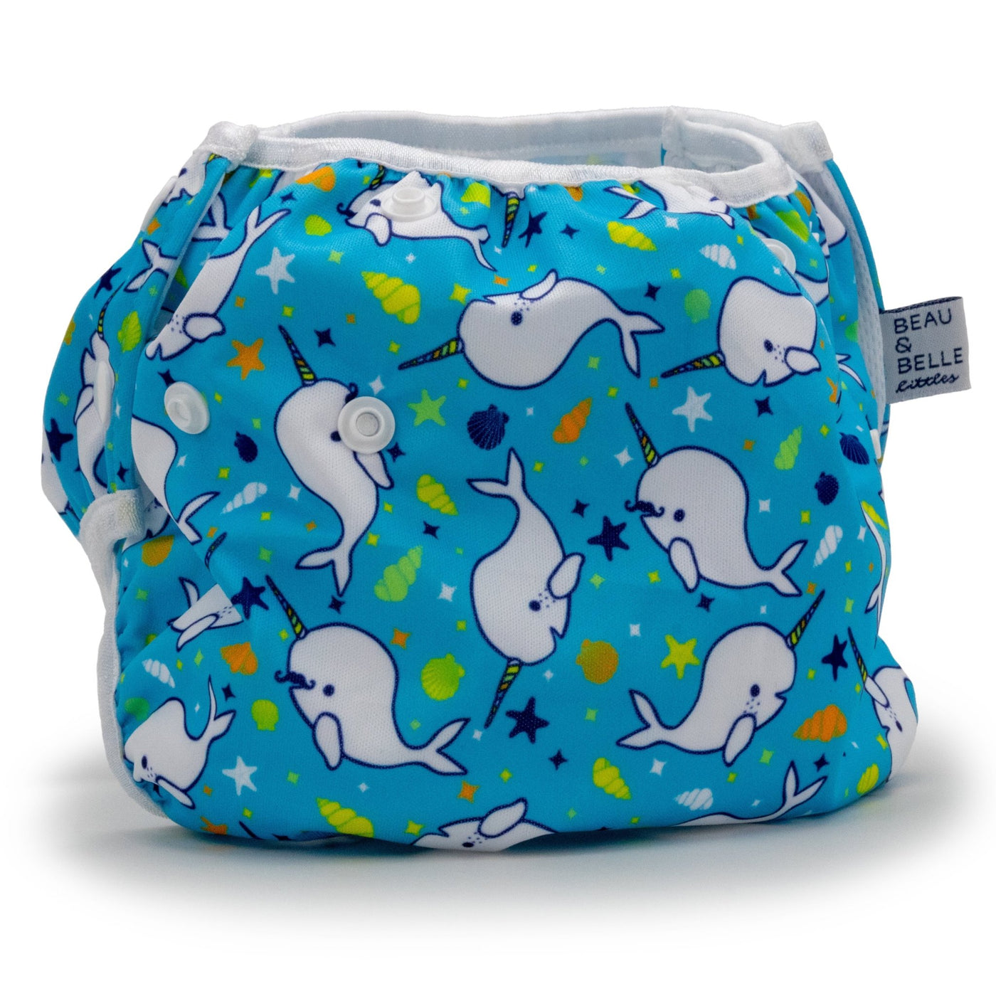 Narwhals 2-5 years Nageuret Swim Diaper (Light Blue)