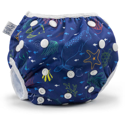 Sea Friends Nageuret Premium Reusable Swim Diaper, Adjustable 0-3 Years