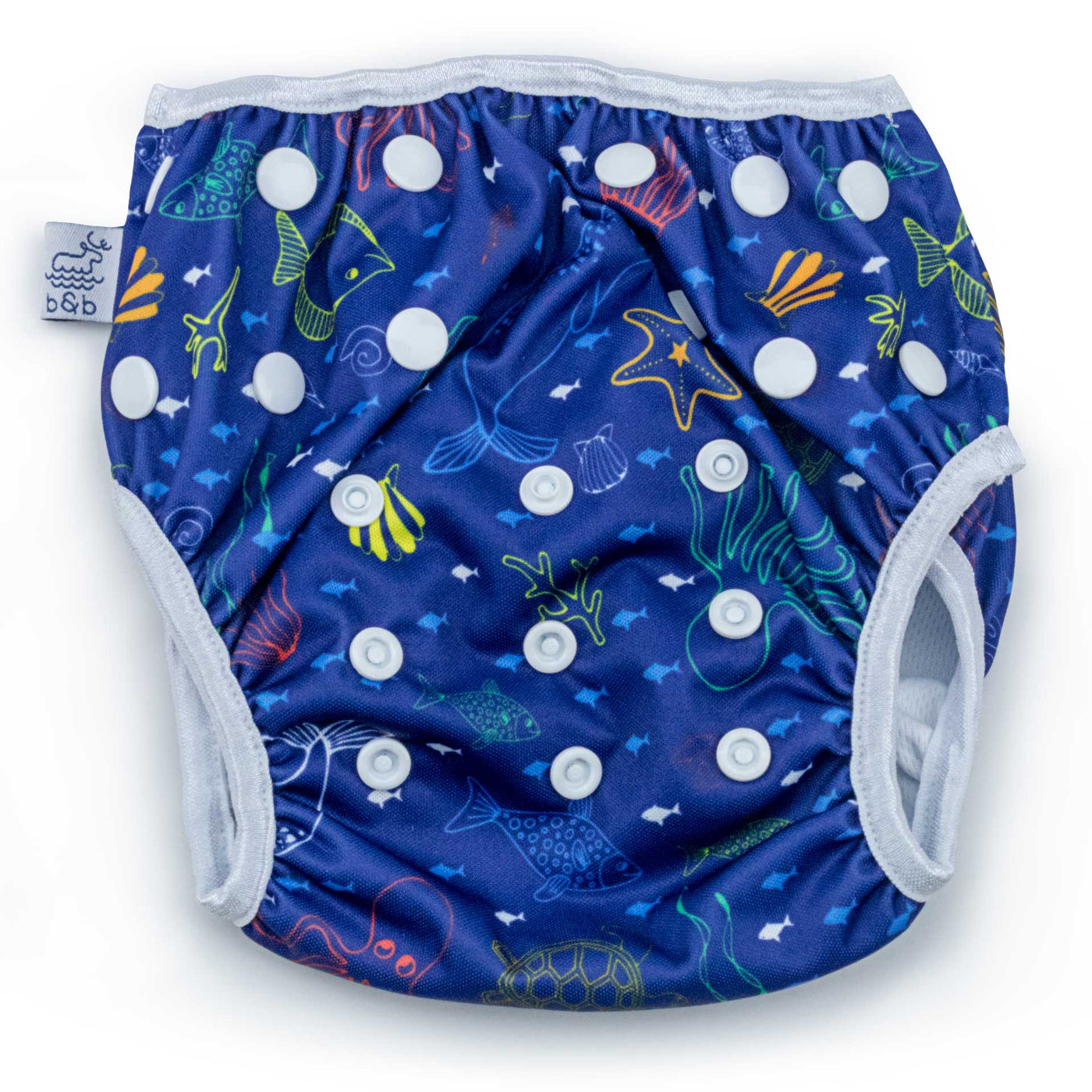 Sea Friends Nageuret Premium Reusable Swim Diaper, Adjustable 0-3 Years