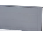 Catalina Modern Classic Mission Style Grey-Finished Wood Twin Platform Bed