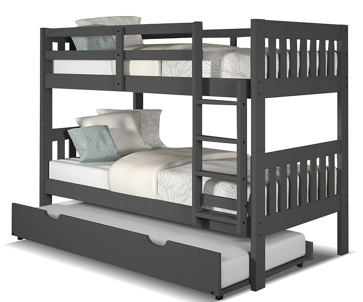 Pine Ridge Twin/Twin Mission Bunk Bed