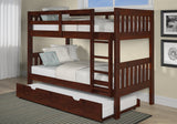 Pine Ridge Twin/Twin Mission Bunk Bed
