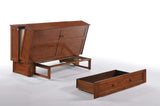 Clover Queen Murphy Cabinet Bed with Mattress