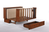 Clover Queen Murphy Cabinet Bed with Mattress