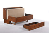 Clover Queen Murphy Cabinet Bed with Mattress