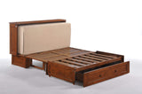 Clover Queen Murphy Cabinet Bed with Mattress