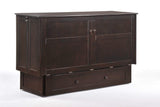 Clover Queen Murphy Cabinet Bed with Mattress