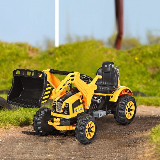 12 V Battery Powered Kids Ride on Dumper Truck-Yellow