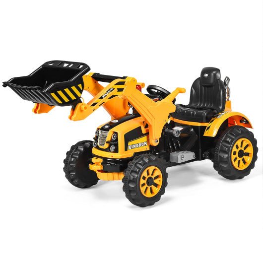 12 V Battery Powered Kids Ride on Dumper Truck-Yellow