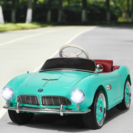 electric-kids-ride-on-retro-car-green