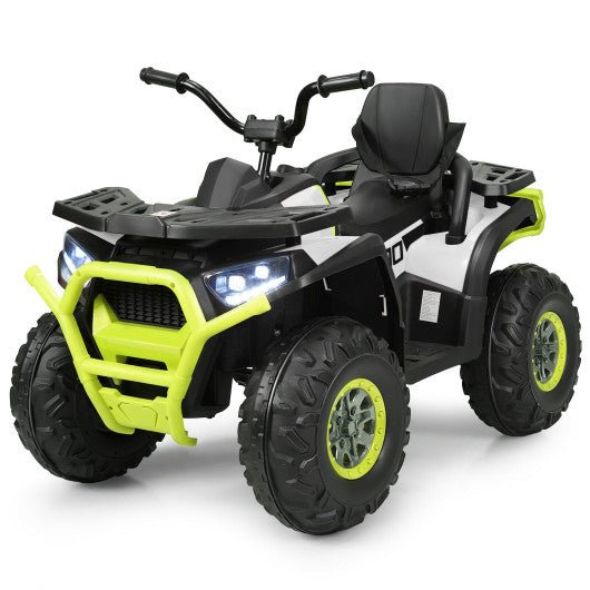 ATV Quad with MP3 and LED Lights-White