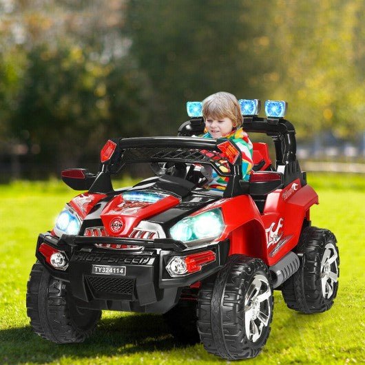 Kids Ride On SUV Car with Remote Control LED Lights