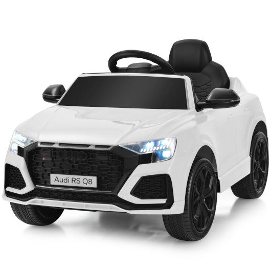 White Audi Q8 Kids Cars to Drive with Remote Control