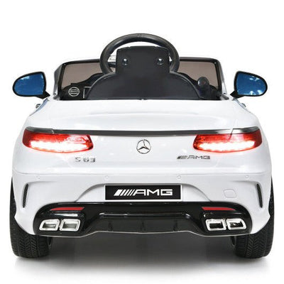 White Mercedes-Benz Kids Car