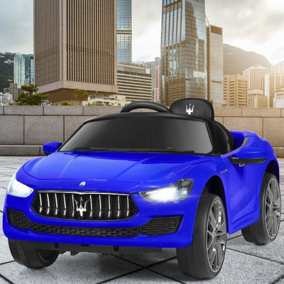 Blue Remote Control Maserati Kids Car