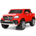 12V 2-Seater Kids Ride On Car Licensed Mercedes Benz X Class RC with Trunk-Red