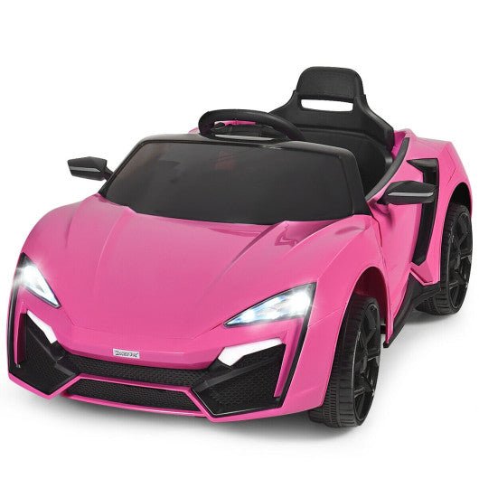 Electric Vehicle with Lights-Pink