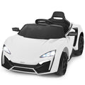 12V 2.4G RC Electric Vehicle with Lights-White