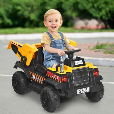 Battery Kids Ride On Dump Truck with Electric Bucket