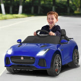 Navy Jaguar F-Type Kids Ride On Car
