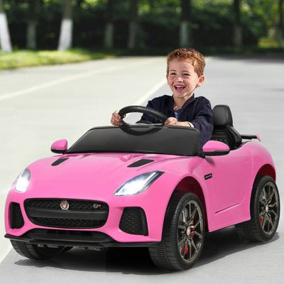 Pink 12V Jaguar F-Type Kids Ride On Car