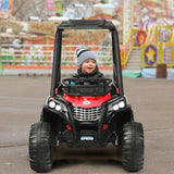 12V Kids RC Electric Ride On  Truck-Red