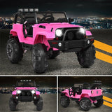 Pink Kids Remote Control Riding Truck Car