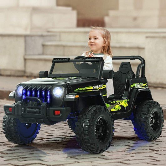 Kids Ride-on Jeep Car-Black