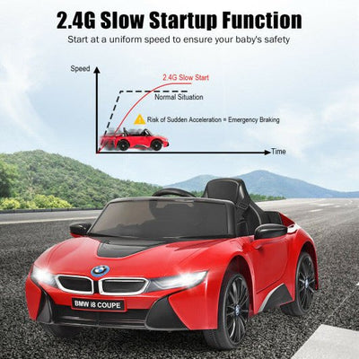 BMW Kids Ride On Car with Remote Control-Red