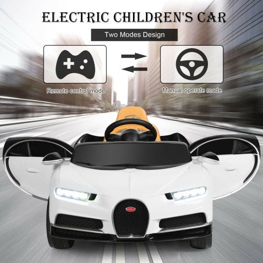 Outlet Bugatti Chiron 12V Ride On Car For Kids.