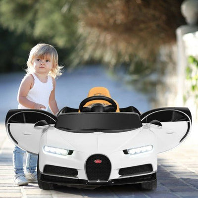 Bugatti Chiron Kids Ride on Car with Storage Box