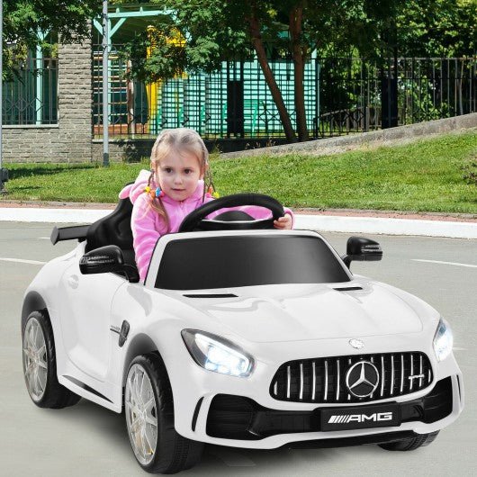 Mercedes Benz Kids Ride-On Car-White