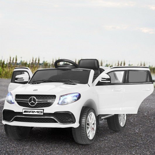 12V Mercedes Benz Kids Ride On Car -White