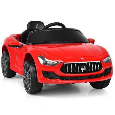 Remote Control Maserati Licensed Kids Ride on Car-Red