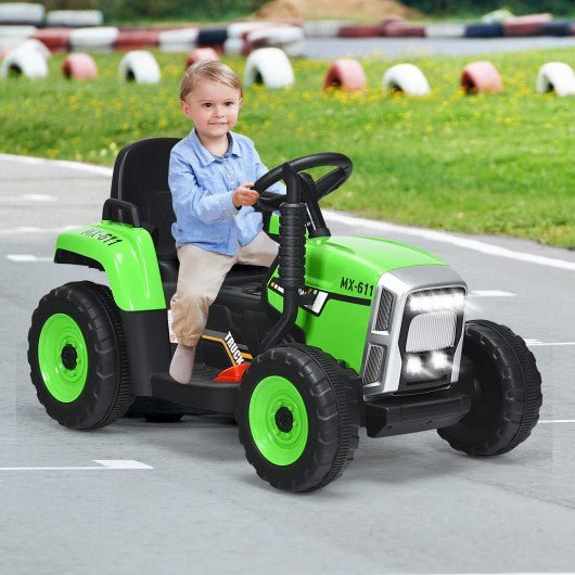 12V Ride on Tractor with 3-Gear-Shift Ground Loader