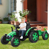 2 in 1 Electric 12V Kids Ride on Car Tractor with Remote Control 
