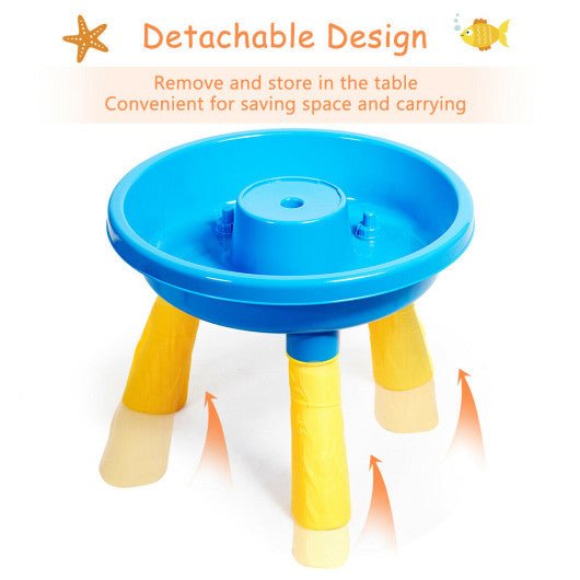 2 in 1 Sand and Water Table Activity Play Center