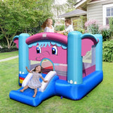 3-in-1 Elephant Theme Inflatable Castle without Blower