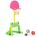 3-in-1 Kids Basketball Hoop Set Stand