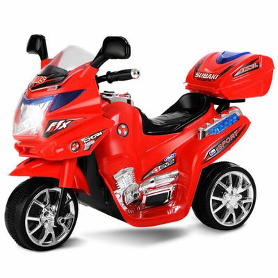 3 Wheel Kids 6V Battery Powered Electric Motorcycle Red