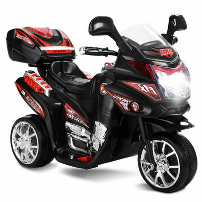 3 Wheel Kids 6V Battery Powered Electric Toy Motorcycle -Black