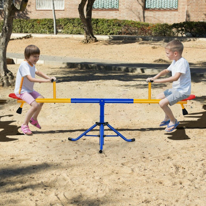 360° Rotation Kids Seesaw Swivel Teeter Totter – Monkey Bunks