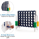 4-to-Score 4 in A Row Giant Game Set for Kids Adults Family Fun