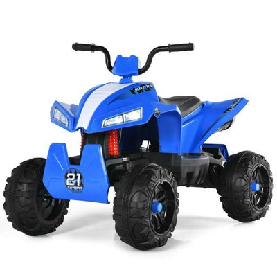 4 Wheels Quad Spring Suspension Kids Ride On ATV-Blue