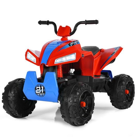 4 Wheels Quad Spring Suspension Kids Ride On ATV-Red