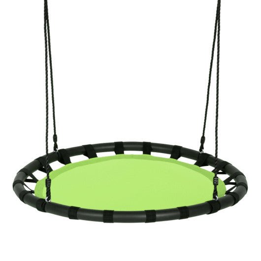 40" Flying Saucer Round Swing Kids Play Set-Green