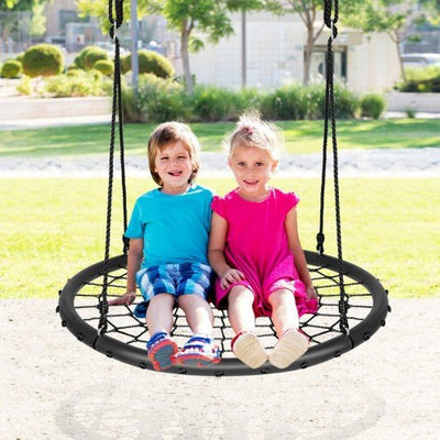 40'' Spider Web Tree Swing Set-Black