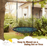 40'' Spider Web Tree Swing Set-Blue