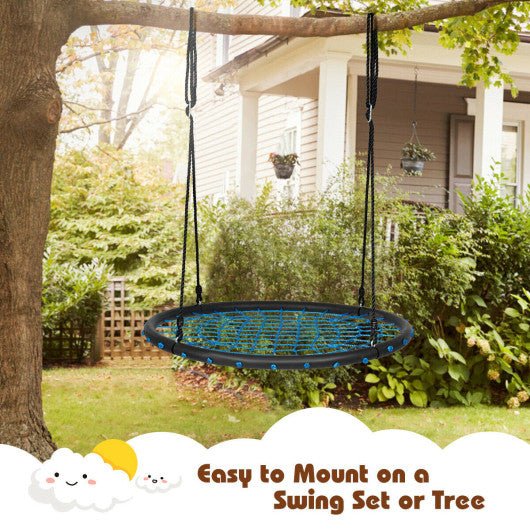 40'' Spider Web Tree Swing Set-Blue