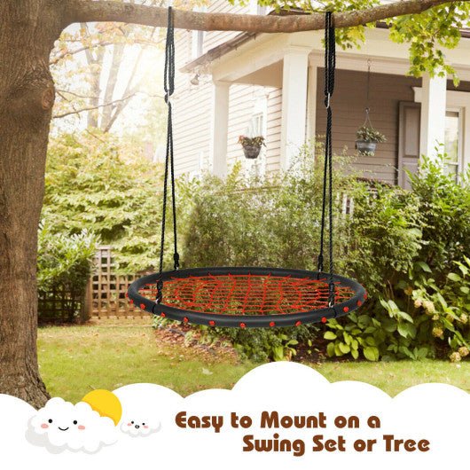 40'' Spider Web Tree Swing Set-Orange